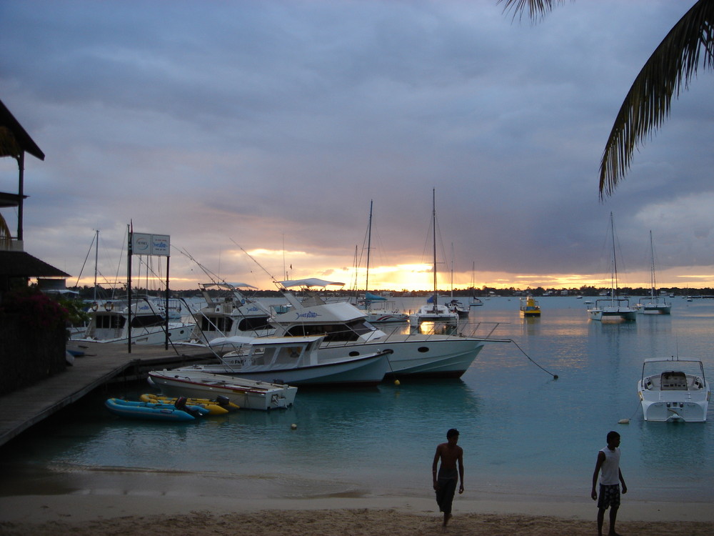 Sunset in Mauritius