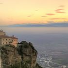 Sunset in Meteora