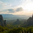 Sunset in Meteora