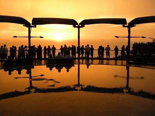 Sunset in Miraflores