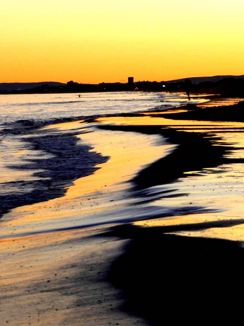 sunset in montpellier