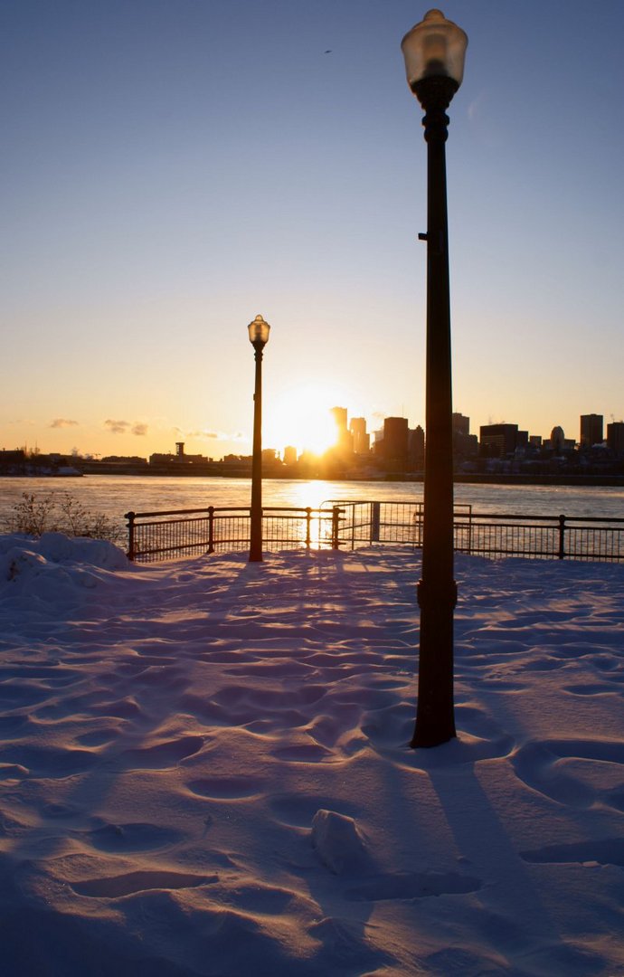 Sunset in Montreal