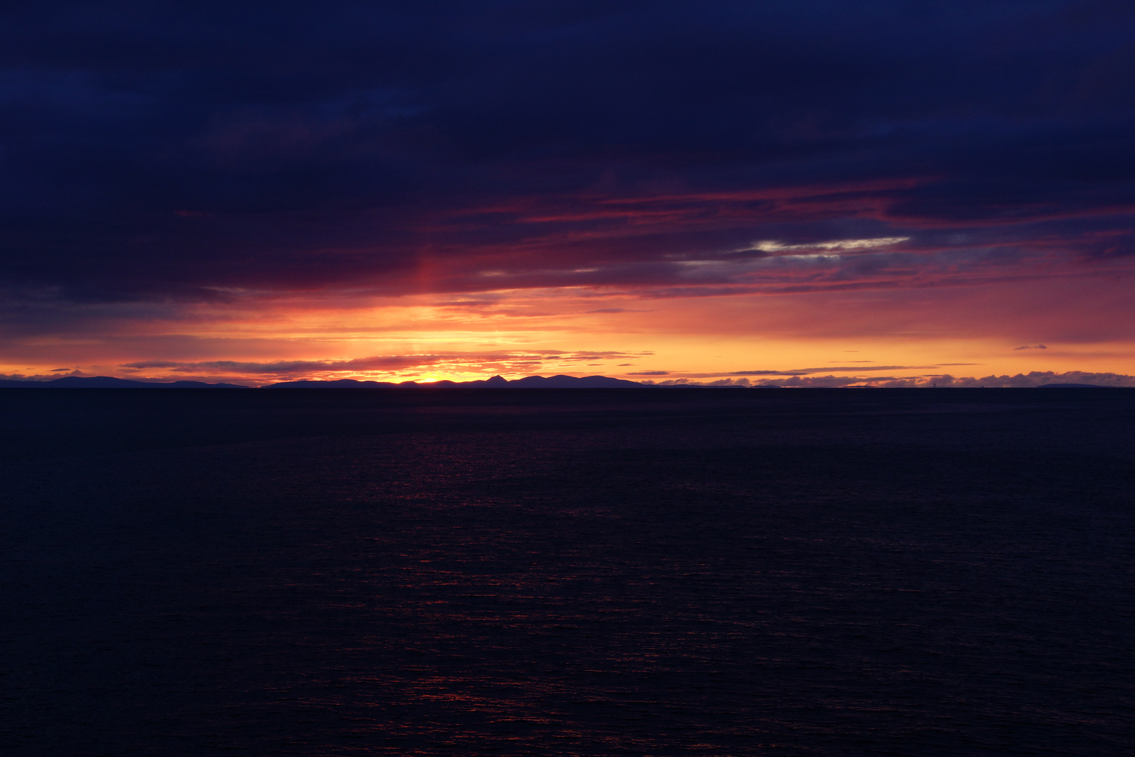 Sunset in Moray Firth 