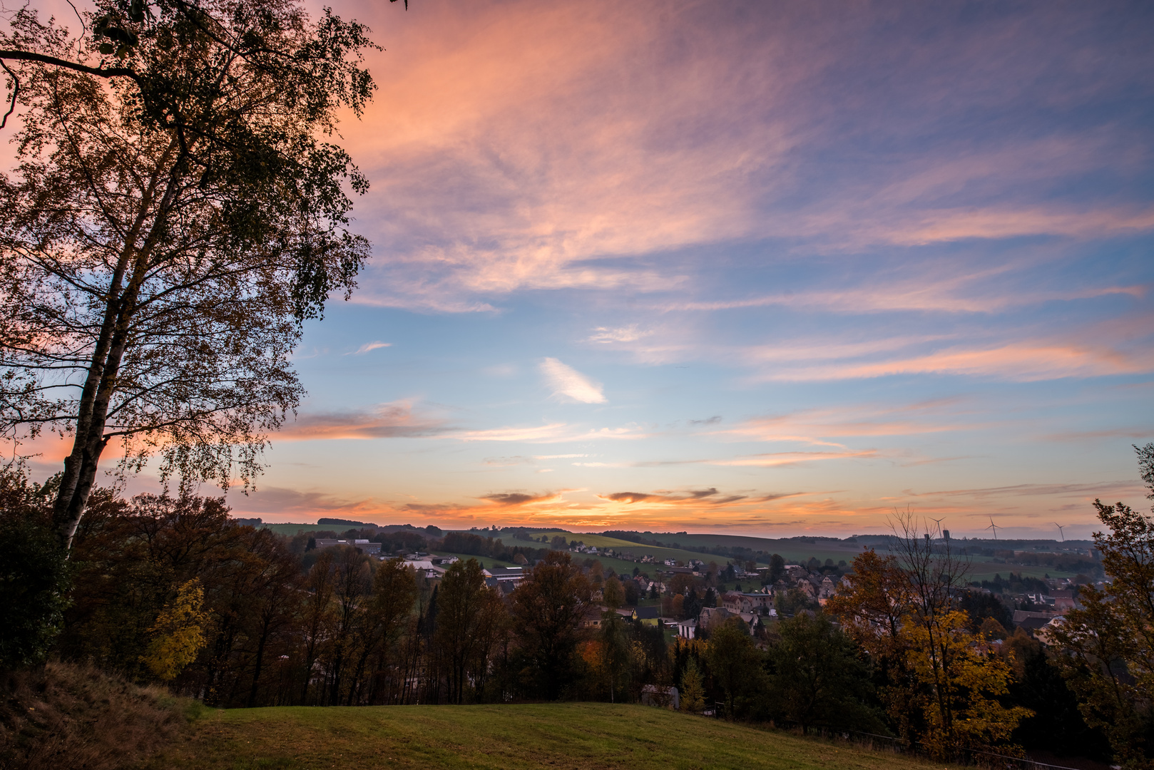 Sunset in Mülsen