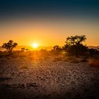 Sunset in Namibia