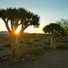 Sunset in Namibia