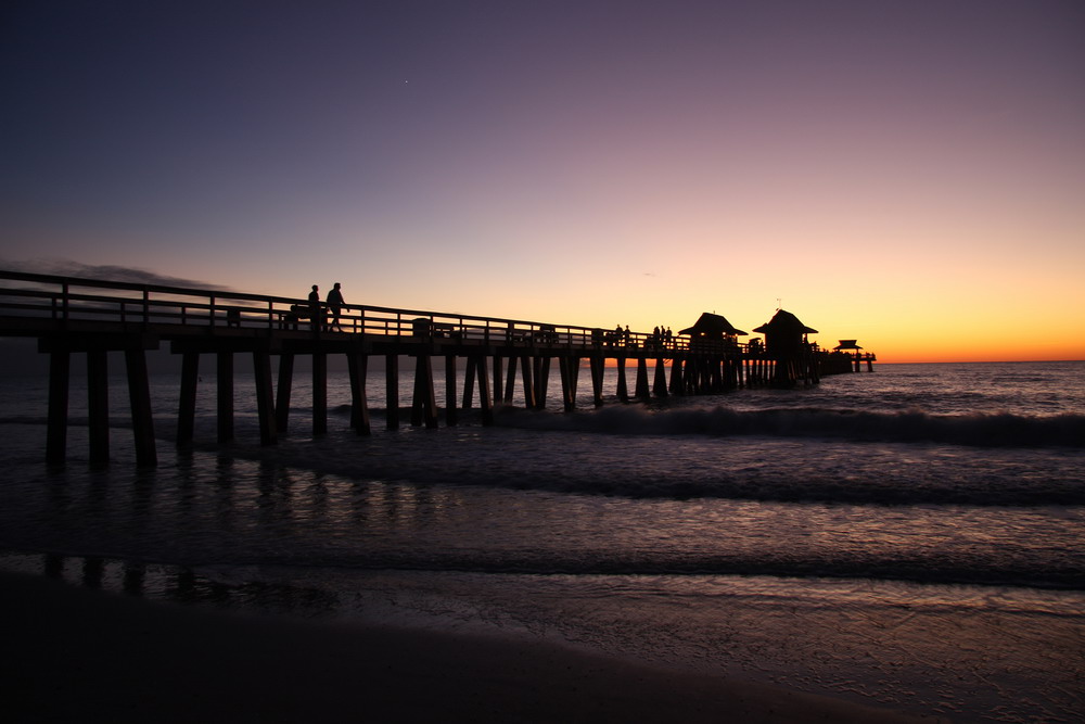 Sunset in Naples