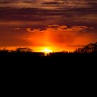 Sunset in Neuenkirchen (Zarrentin am Schalsee), Mecklenburg-Vorpommern, Germany, 30. April 2016