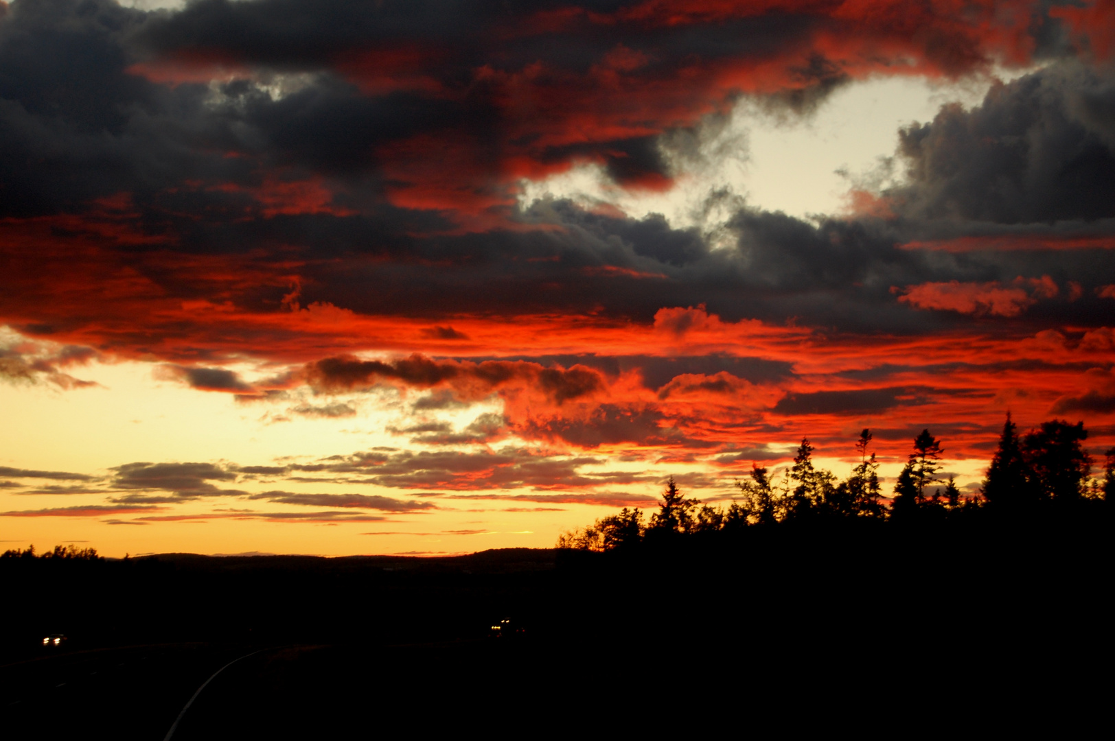 Sunset in New Brunswick