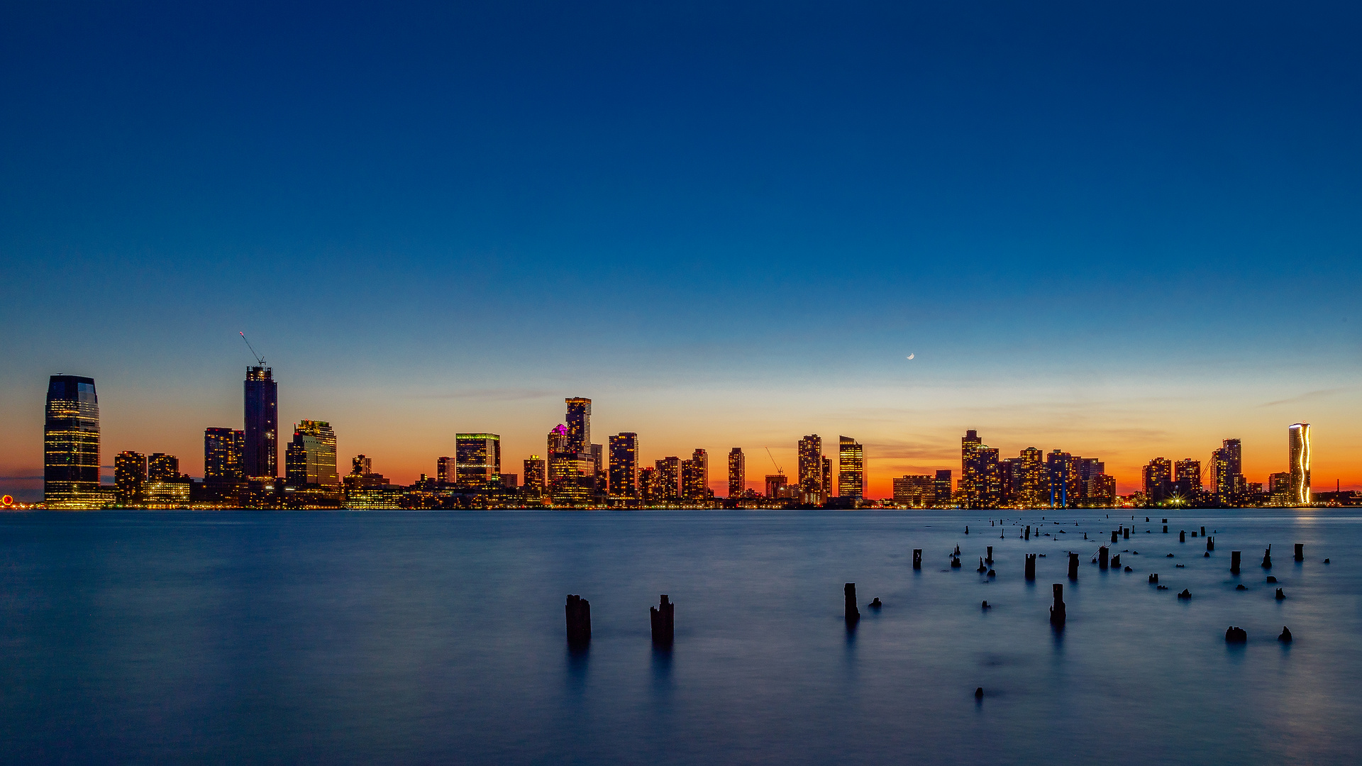 Sunset in New Jersey Foto & Bild city, sunset, usa Bilder auf