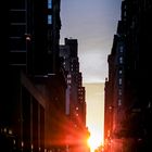 Sunset in New York City