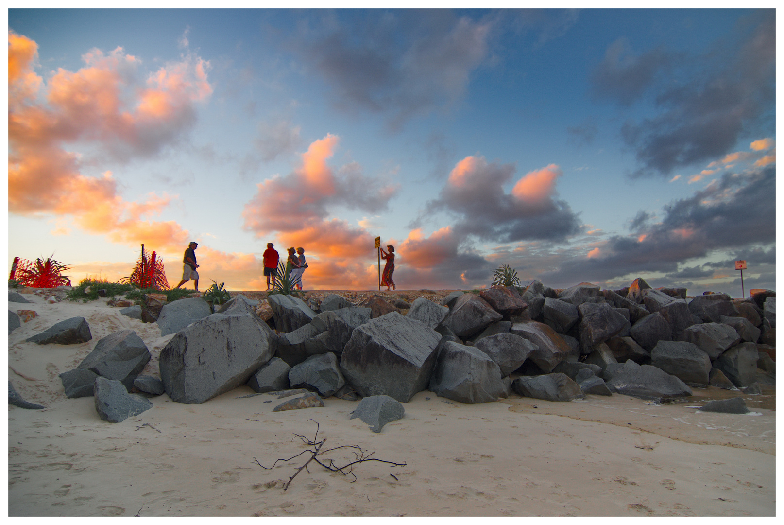 sunset in Noosa