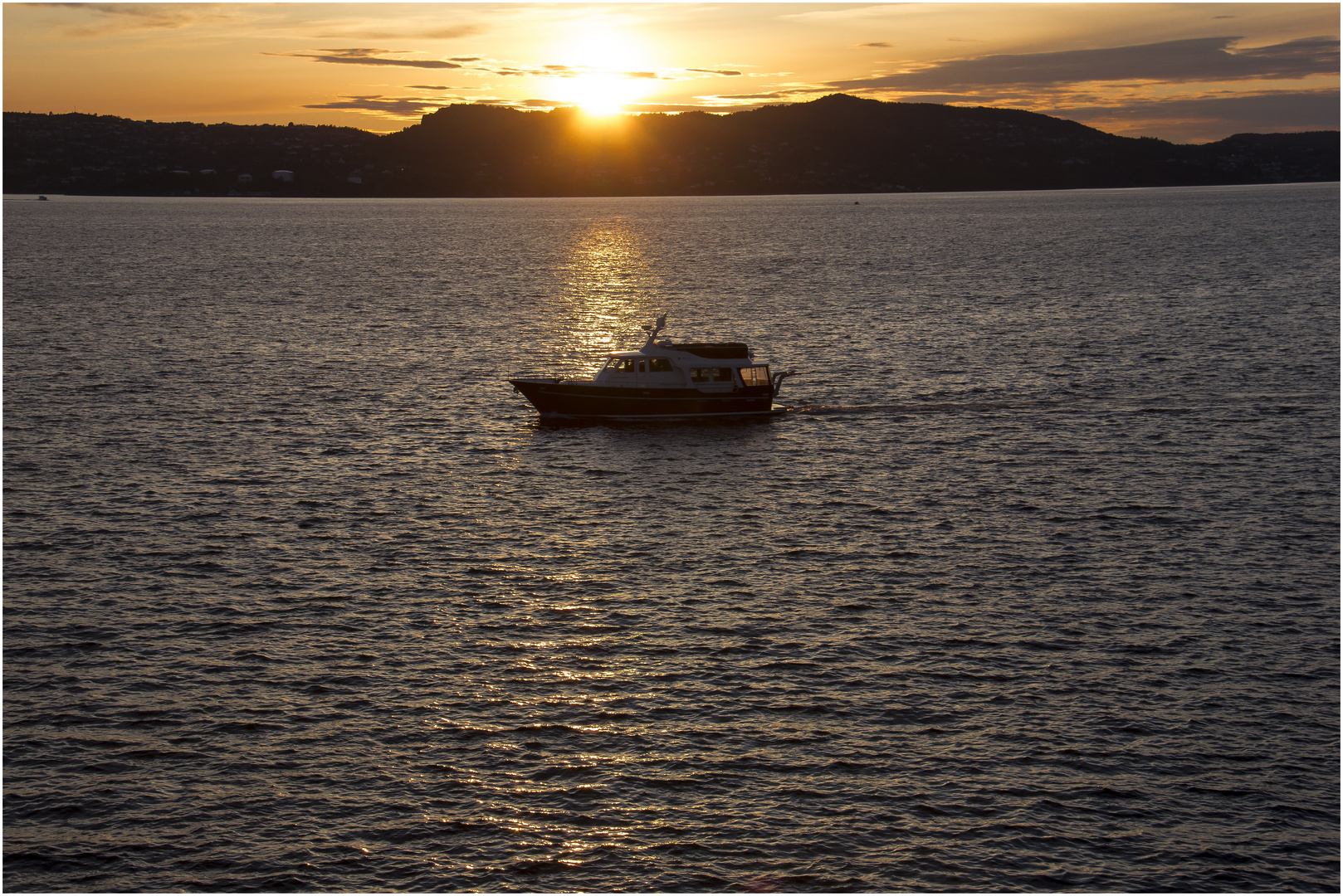 sunset in norway