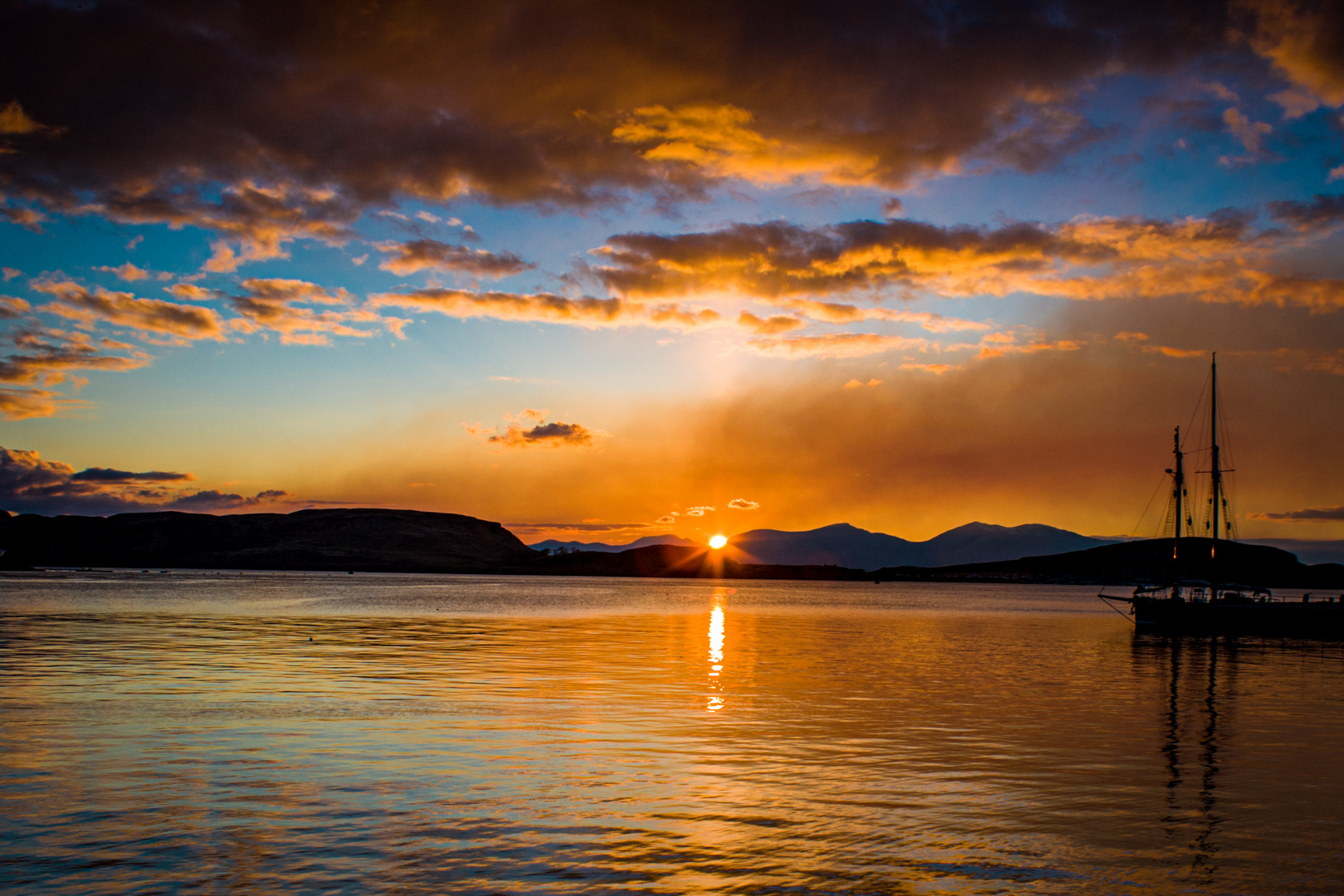 Sunset in Oban