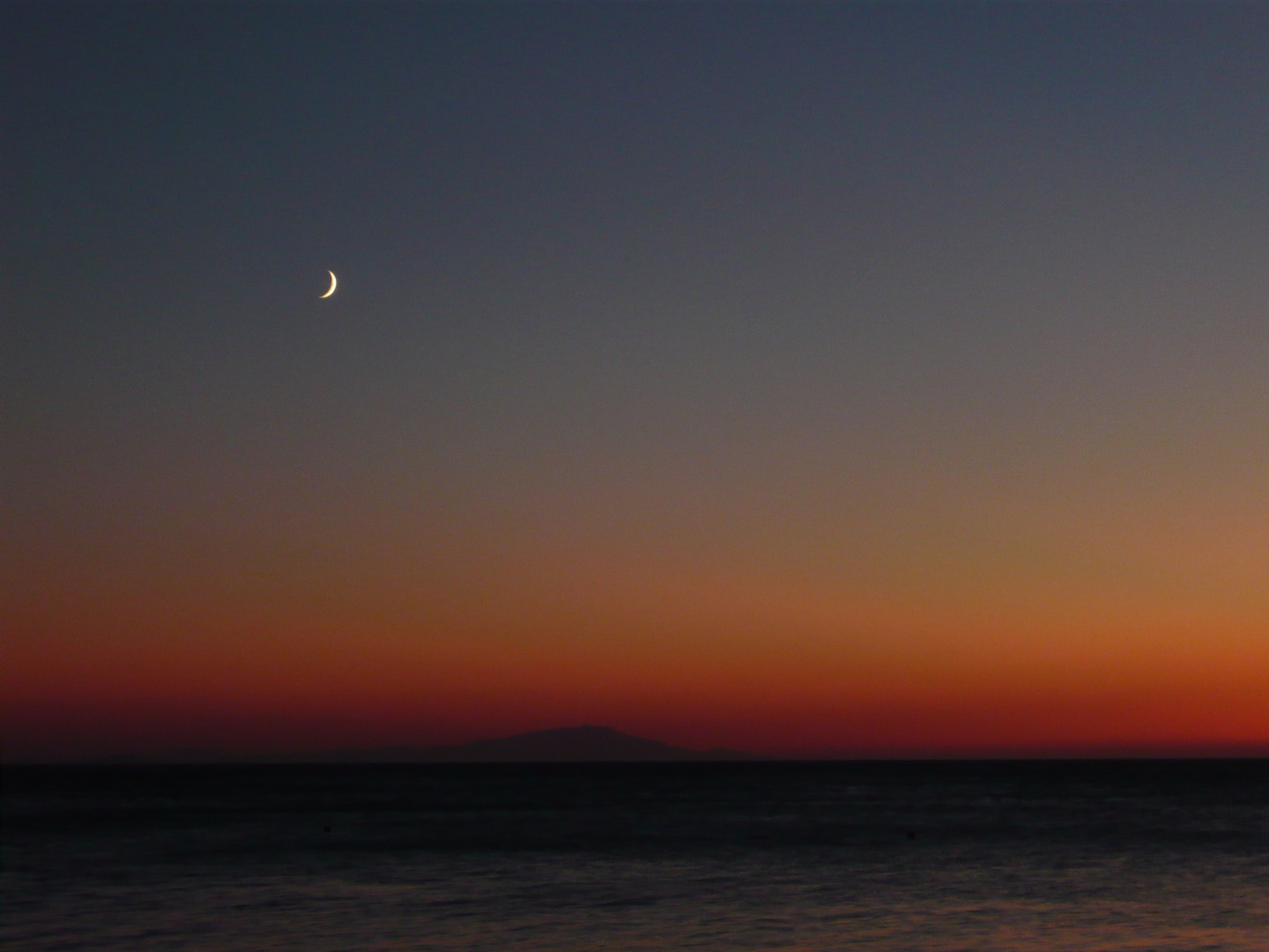 sunset in ören