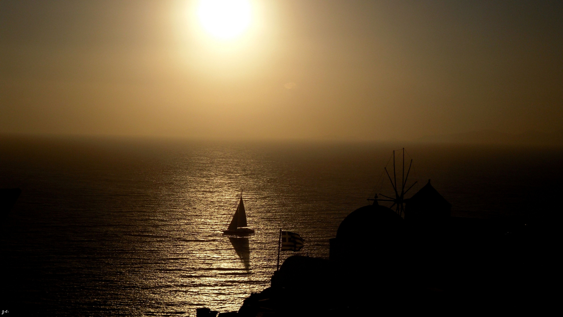 Sunset in Oia