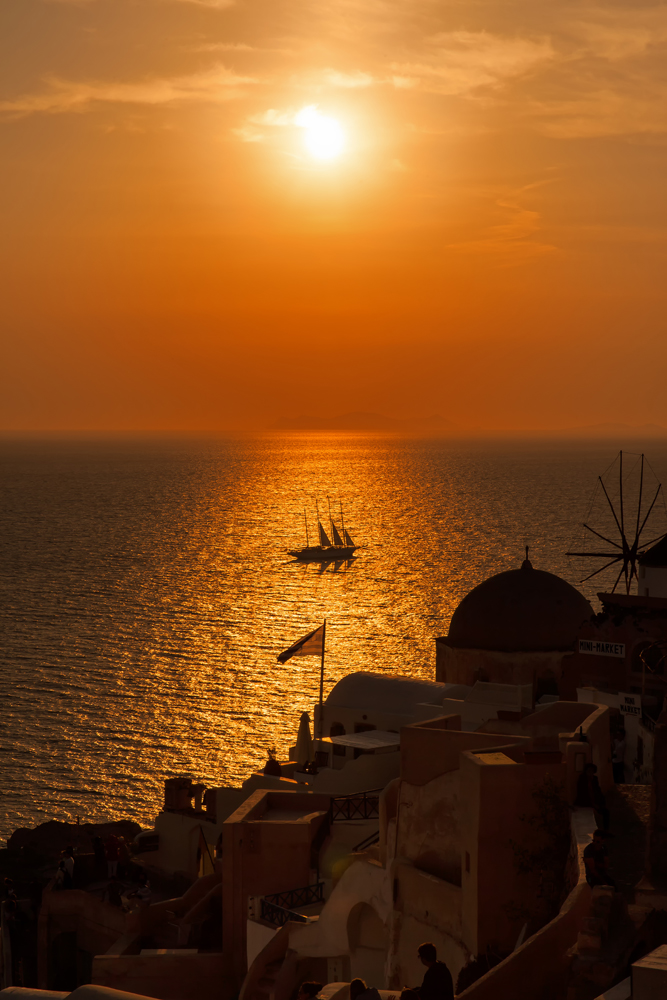 Sunset in Oia