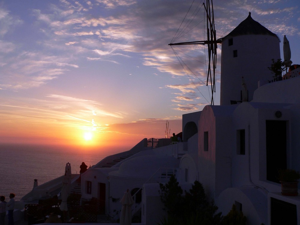 Sunset in Oia/ Santorin