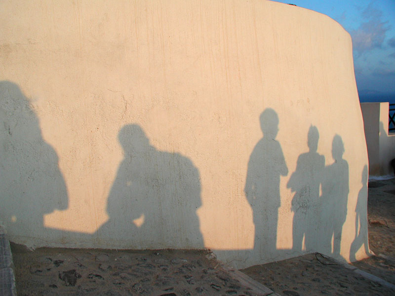 Sunset in OIA/Santorin - Alle warten