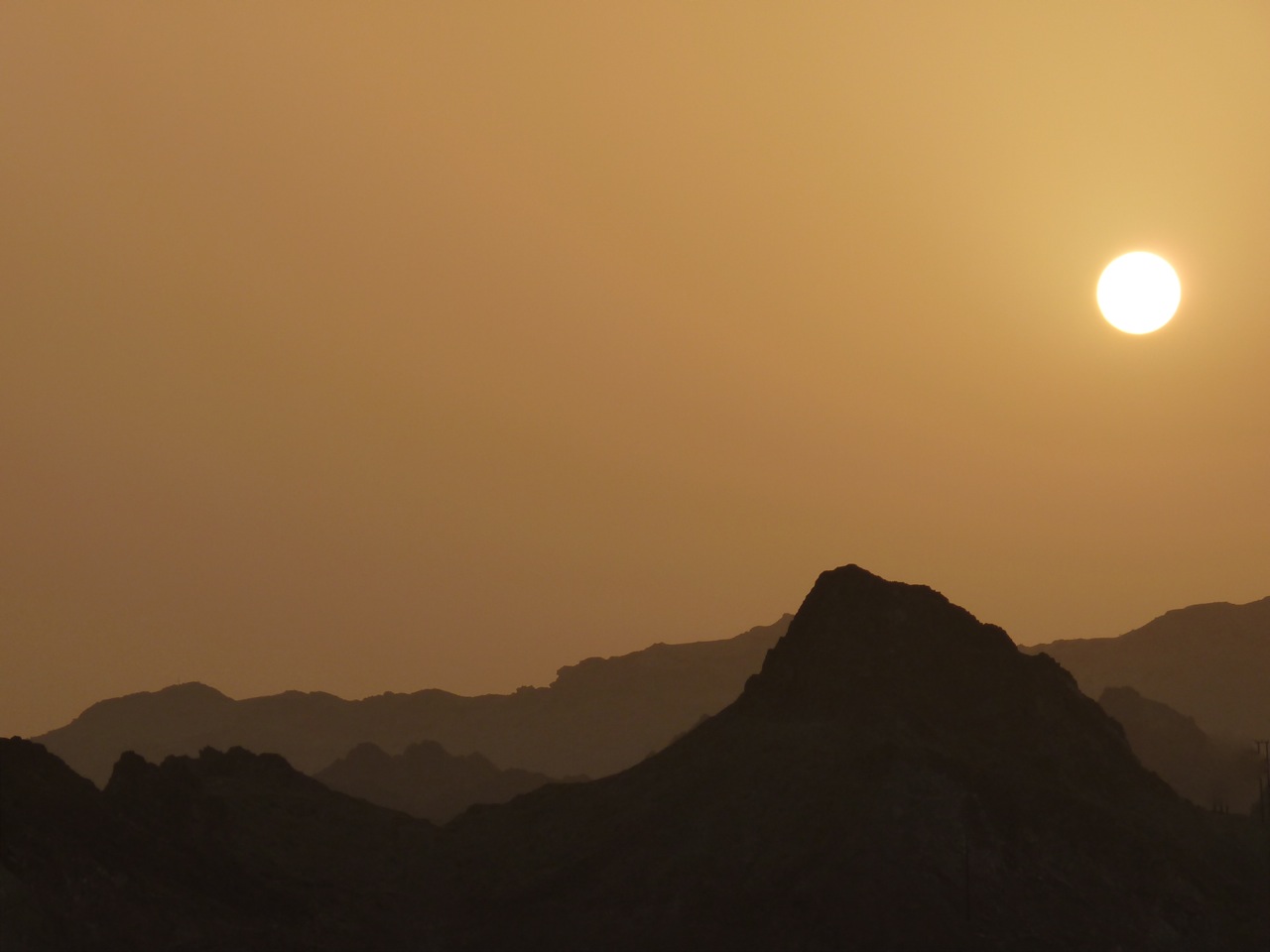 Sunset in Oman