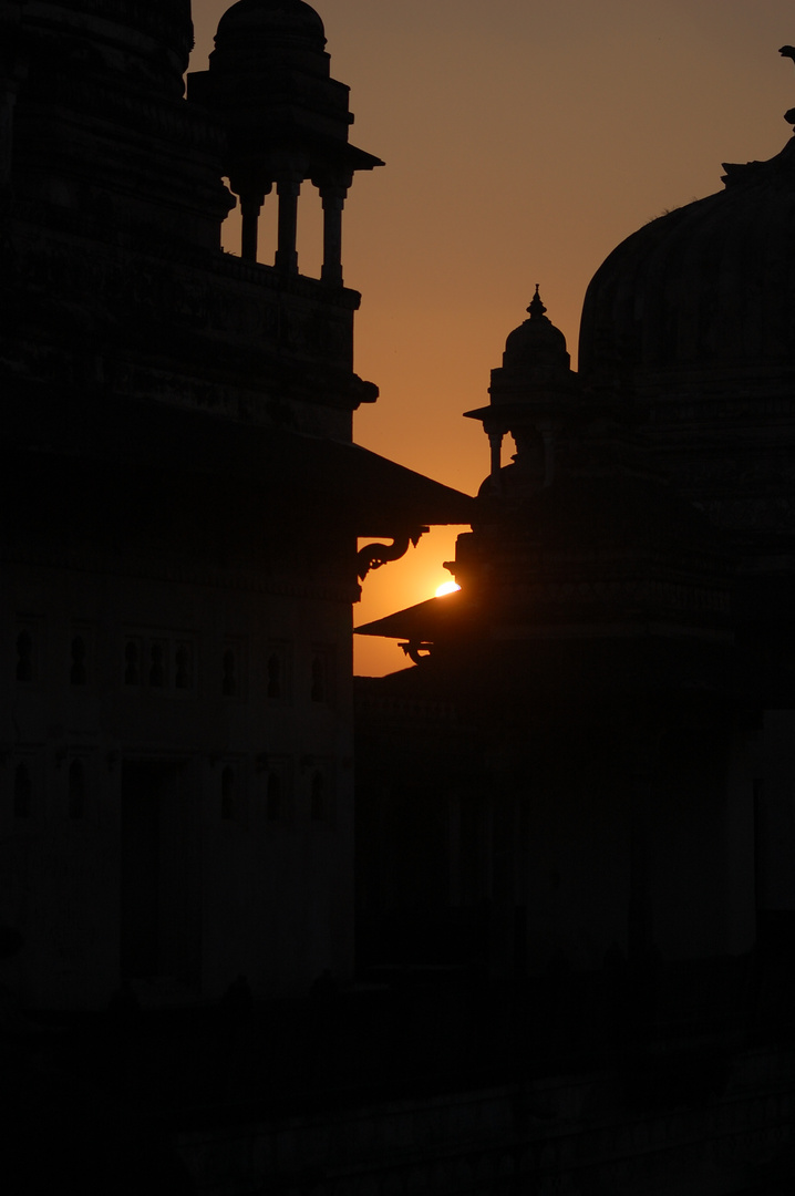 sunset in Orchha (Madhyapredesh - iNDIA)