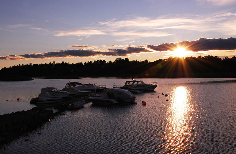 Sunset in Oslo