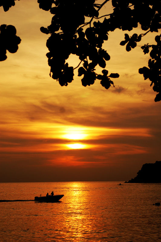 sunset in pangkor