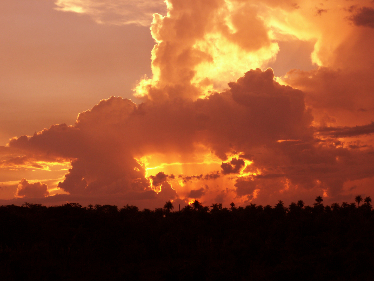 Sunset in Paraguay