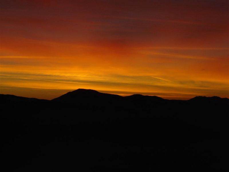 Sunset in Parang - Romania