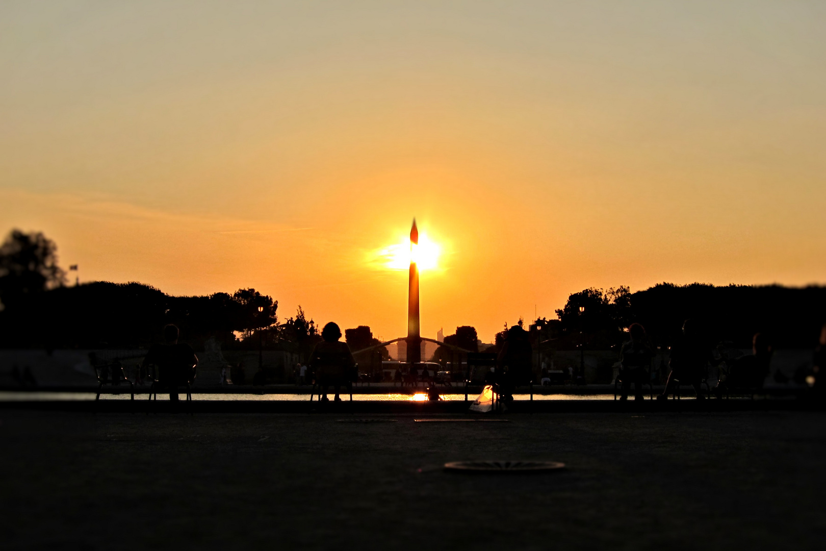 Sunset in Paris