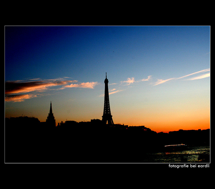 ~ sunset in Paris ~