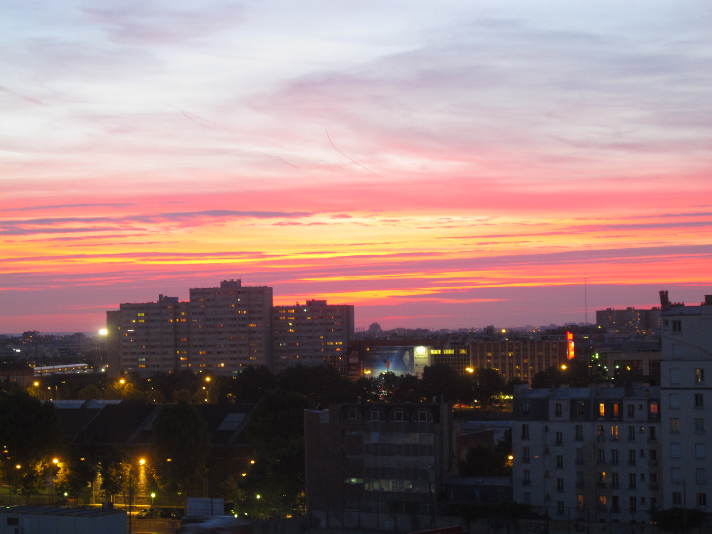 Sunset in Paris