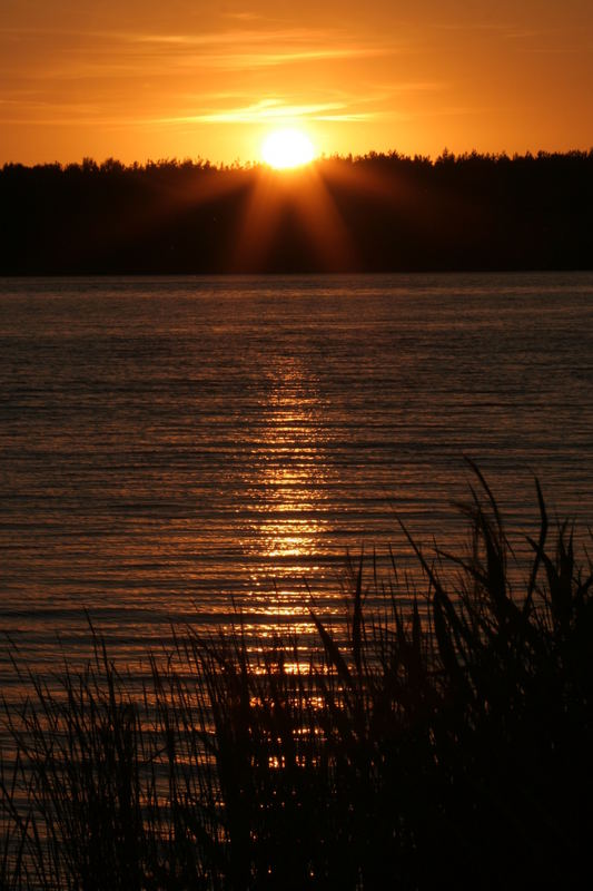 Sunset in Piasutno - Polen