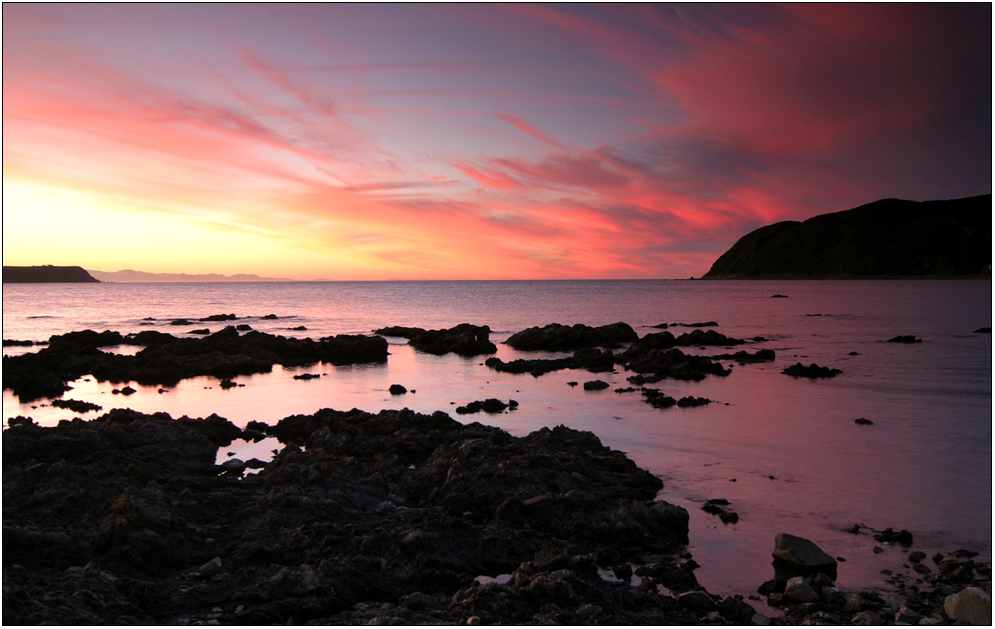 Sunset in Plimmerton