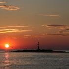 Sunset in Porec Kroatien