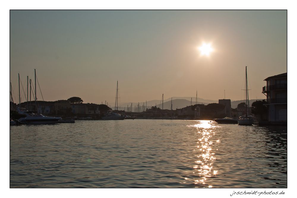 Sunset in Port Grimaud...