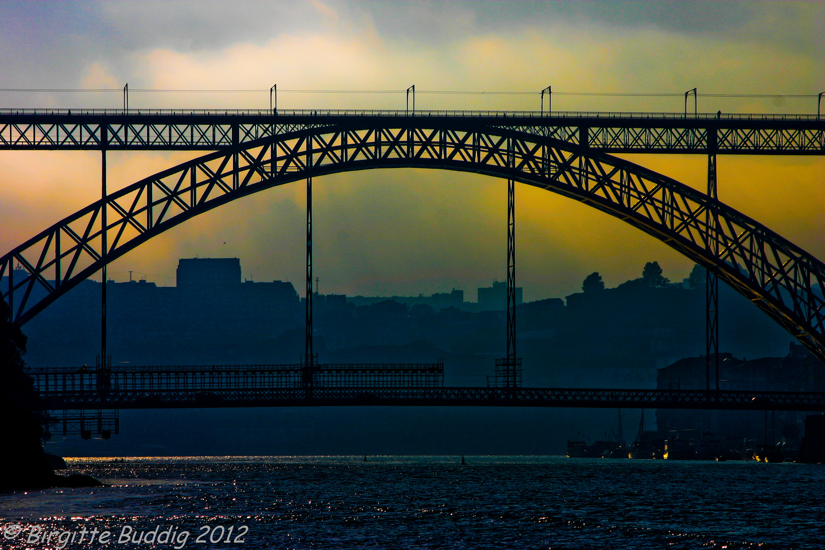 Sunset in Porto, Portugal