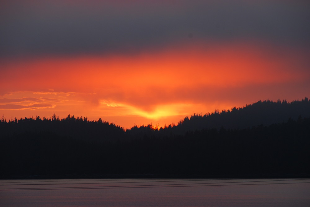 sunset in Prince Rupert