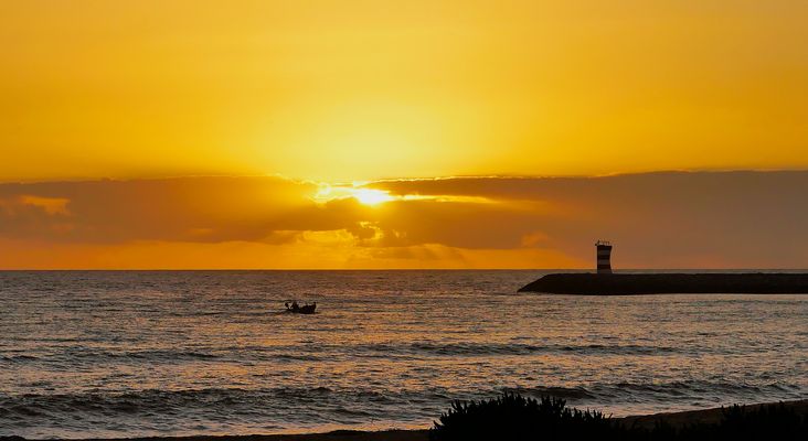 Sunset in Quarteira