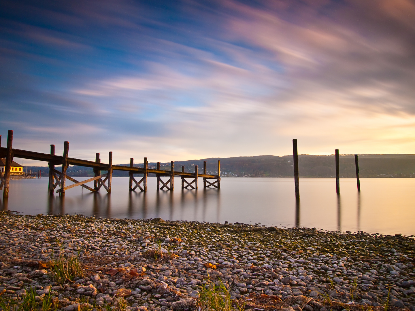 Sunset In Reichenau