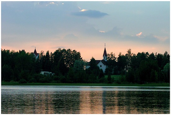 Sunset in Reisjarvi