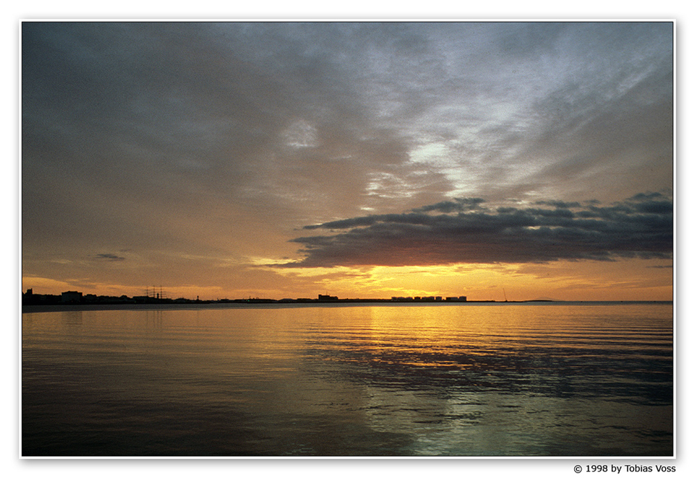 Sunset in Reykjavík