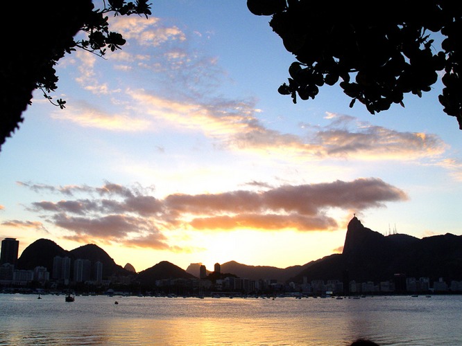 Sunset in Rio de Janeiro, Brazil