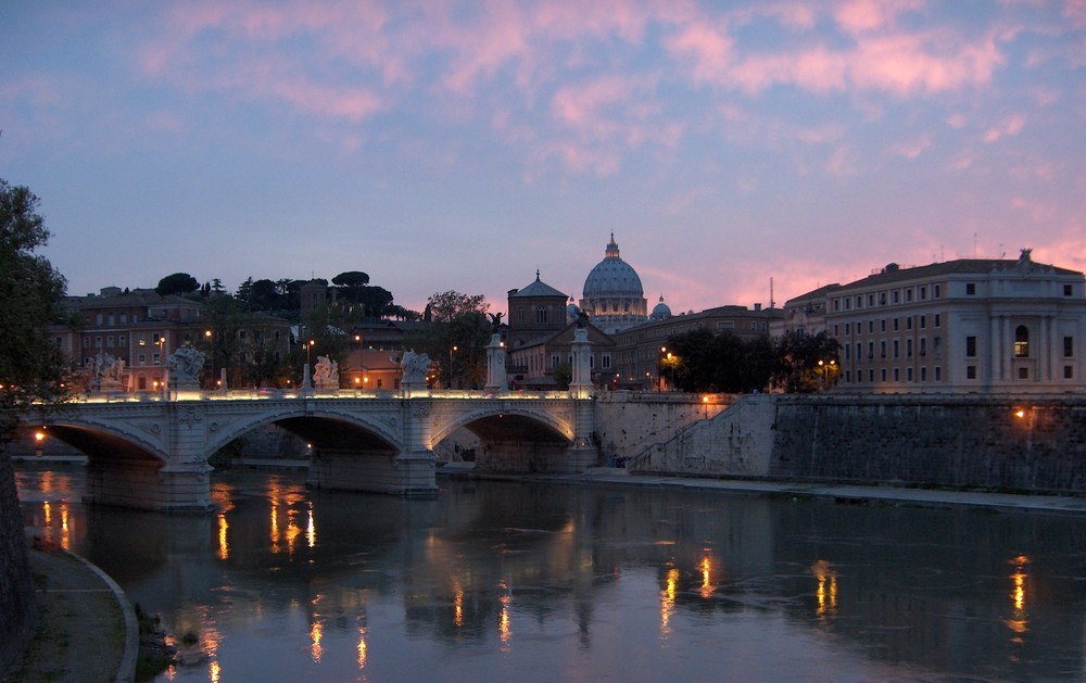 Sunset in Rome