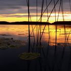 Sunset in Salakas, Lithuania