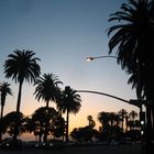 sunset in santa monica