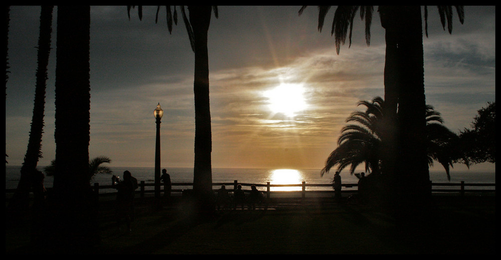 Sunset in santa monica