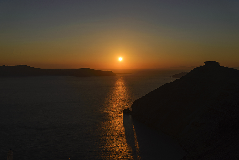 Sunset in Santorini