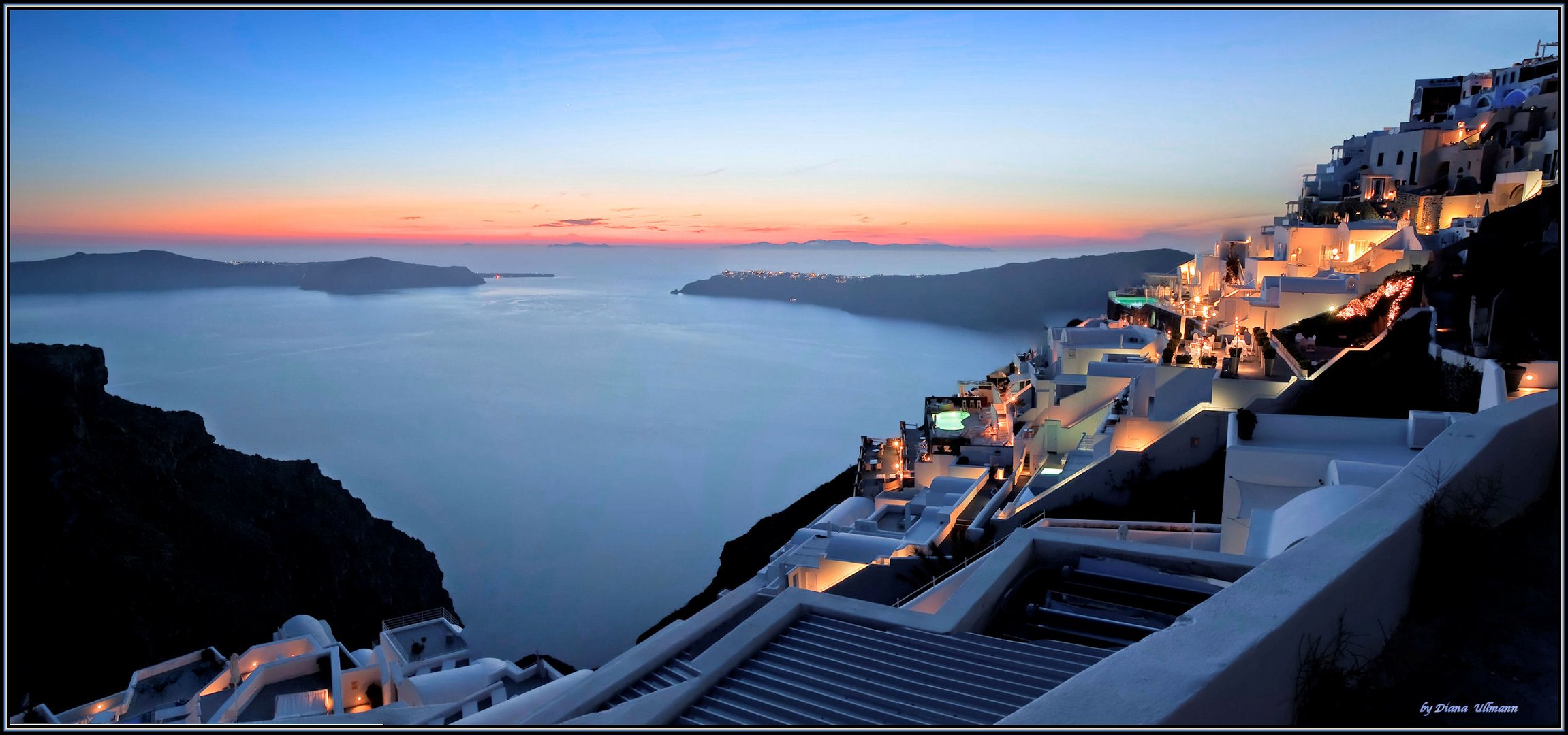 Sunset in Santorini