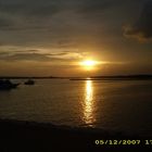 sunset in sanur